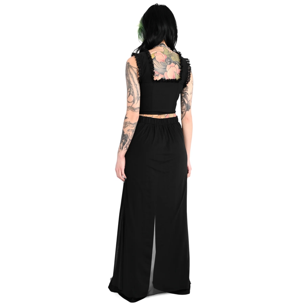 Foxblood - Venice Weite Hose - Schwarz